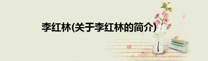 李红林(关于李红林的简介)